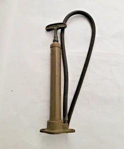 Vintage Brass Air Tire Pump WWII US Army Ford GPA GPW Willys MB Jeep G503 G504 - Picture 1 of 21