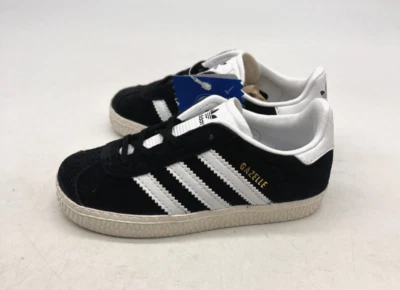 adidas Gazelle Infant Black w/ White Sneakers BB2513 - Image 1 of 4