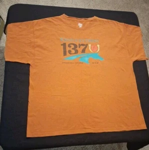 Kentucky Derby 137 T Shirt Adult sz XXL Churchill Downs Short Sleeve Orange - Picture 1 of 8