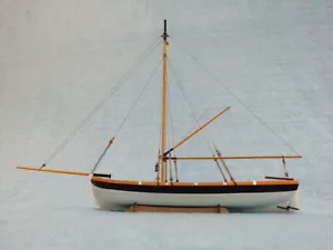Velero velero bote salvavidas escala POF 1:35 modelo barco barco largo modelo de madera kit de envío - Imagen 1 de 20
