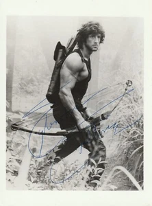 druck signiertes Autogramm von Sylvester Stallone - Bild 1 von 1