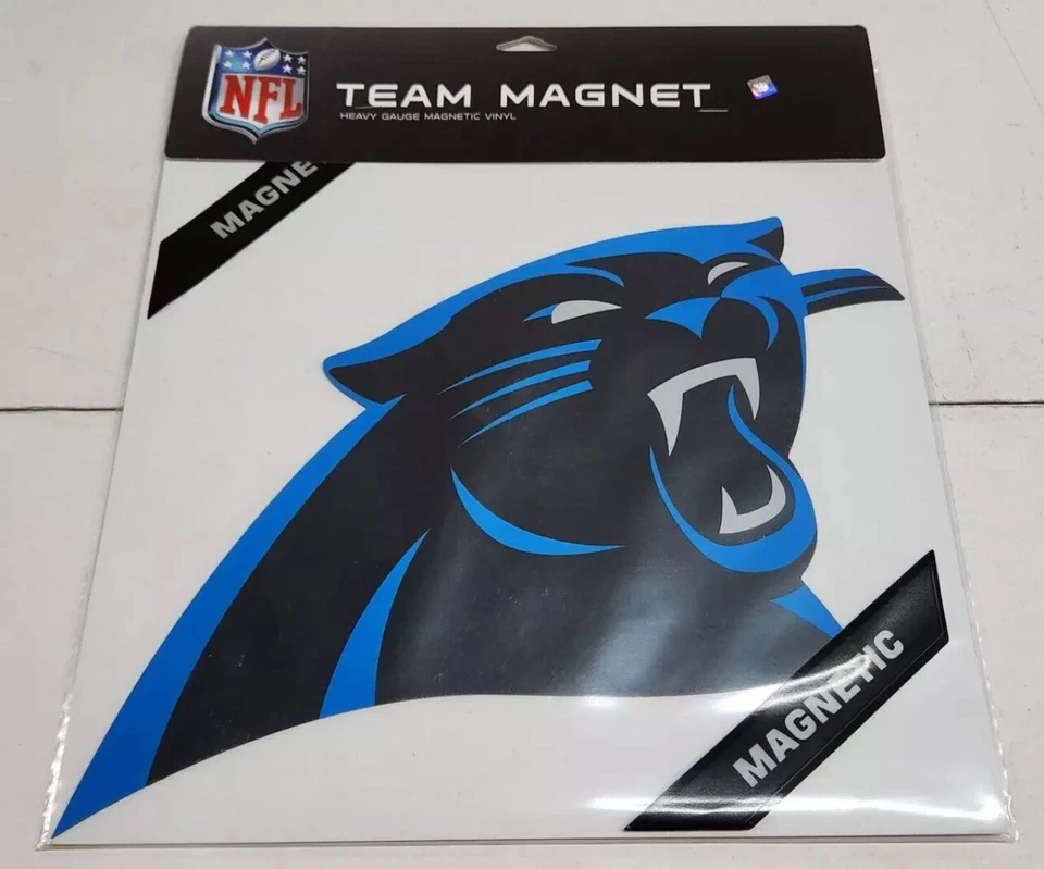 Carolina Panthers NFL Car Magnet 12" Fremont Die - Image 1 of 1