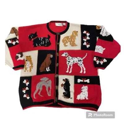 Design Options Phillip Jane Gordon I Love Dogs Cardigan poodle Scotty greyhound - Image 1 of 4