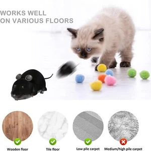 Remote Control RC Rat Mouse MICE Wireless For Cat Dog Pet Toy Novelty Gift - Picture 1 of 20