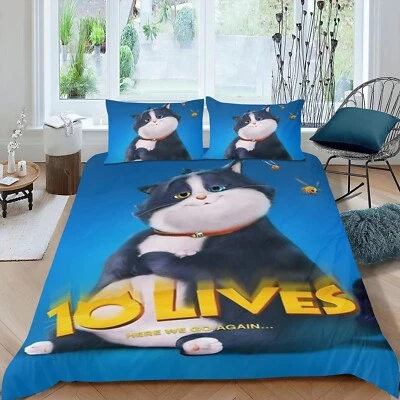 Bedding Sets For 10 Lives Duvet Cover Sets All Season for Kids Soft 3Pcs - Image 1 of 4
