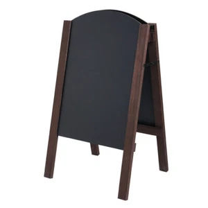 80cm Wooden A-Frame Blackboard Chalkboard Cafe Bar Pub Promotion Menu Sign Board - Picture 1 of 17