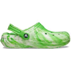 Zapatillas Zueco Crocs Adulto Clásicas Forradas Brillan en la Oscuridad Mármol Mármol - Imagen 1 de 12