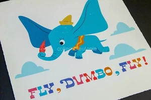 Courtland Lomax Disney Dumbo Limited Movie Art Print Poster w/ 3 Free Handbills - Picture 1 of 12