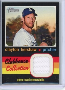 2020 Topps Heritage Clayton Kershaw Clubhouse Collection Relics Dodgers #CCR-CK