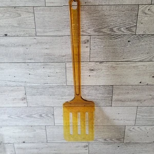 Vtg Robinson Knife Ultratemp Slotted Spatula Serrated Edge Amber 2101 Ultra Temp - Picture 1 of 15