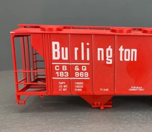 O Gauge Weaver Burlington CB&Q  PS-2 2-Bay Covered Hopper #183969 Body Only O903 - Picture 1 of 10