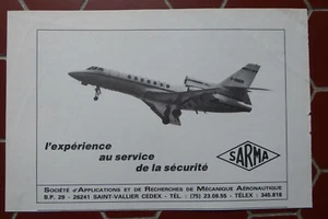 4/1982 PUB SARMA SAINT VALLIER SUR RHONE DASSAULT FALCON 50 ORIGINAL FRENCH AD - Imagen 1 de 1