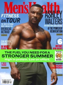 UK Men's Health Magazine: Ashley Walters, Brad Pitt, Meal Guide, July/Aug 2025 - Picture 1 of 6