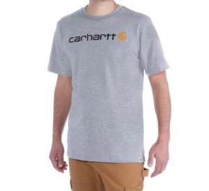 T-shirt Carhartt Core logo Carhartt maglietta relaxed fit stampa frontale grigia M - Foto 1 di 1