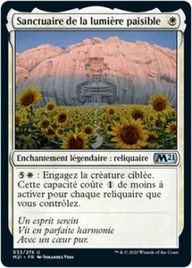 MTG Magic M21 - [x2] Sanctum of Tranquil Light/Sanctuaire de la l..., French/VF - Picture 1 of 1