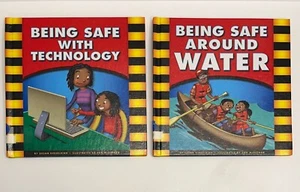 Being Safe Serie 2 Bücher Lot Wassertechnik Sicherheitsbuch Die Kinderwelt 2011 - Bild 1 von 8