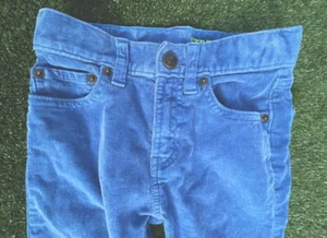 J. Crew Crew Cuts Kids Girls SZ 6 Stretch Corduroy Pants Light Blue Adj Waist - Picture 1 of 10