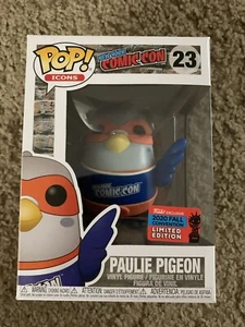 Official NYCC 2020 Sticker Funko Pop Paulie Pigeon Blue Shirt #23 In Hand! - Picture 1 of 1