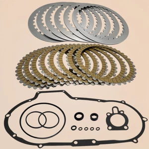 Juego de placas de fricción y juntas de embrague para Harley Sportster 883 XLH883 XL883 1991-03 - Imagen 1 de 13