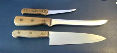 Juego de cuchillos cubiertos Chicago 66S BUTCHER 42S CHEF 103S de colección carne espiga completa Foto 1 de 4