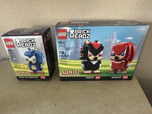 LEGO BRICKHEADZ Set Sonic The Hedgehog: Knuckles & Shadow 40672 40627 nicht mehr im Handel erhältlich - Bild 1 von 3