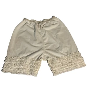 Vintage Her Majesty Nylon Pettipants Unterhose weiß Mädchen Größe 10 - Bild 1 von 9