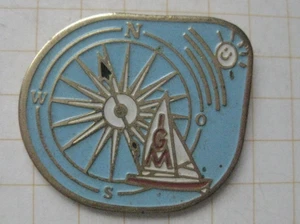 IGM METALL / SCHIFF KOMPASS SONNE ...................... Gewerkschaft Pin (117f) - Picture 1 of 1