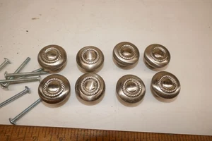 pk of 8 Silver/Brushed Nickle  FANCY  Door Knobs Drawer Cabinet   Handles - Picture 1 of 3