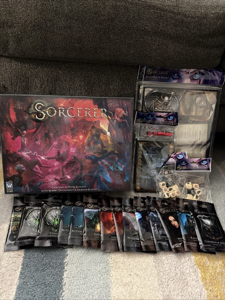 Sorcerer Board/Card Game With Expansions Kickstarter Edition  - Image 1 of 1