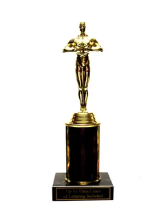 PREMIO A LOS LOGROS, CAMPEÓN DE PELÍCULAS, TROFEO DE VICTORIA, MÁRMOL NEGRO 12 COLORES - Imagen 1 de 6