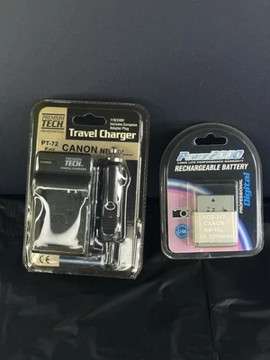 Repuesto de batería y cargador de viaje Canon NB-10L - SX60, SX50, SX40 Foto 1 de 4