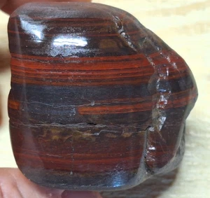 Gebänderter Hämatit Jaspilit mit Bändern aus Jaspis & Hämatit Michigan - Bild 1 von 8