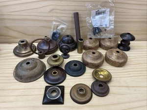 Lamp Part ASSORTED MIXED LOT 20+ Pendant Lighting Hanging Chandelier Fixture - Picture 1 of 16