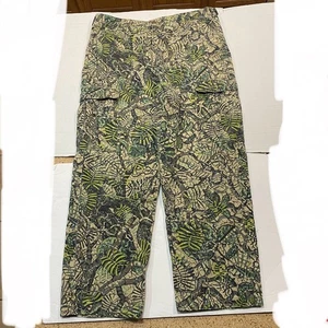 Vintage Brush Country Hose Herren XL Camouflage Gummibund leicht Made USA 90s - Bild 1 von 6