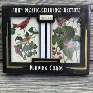 Vintage Hoyle Double Deck Jumbo Face New Sealed Plastic Coated Playing Cards - Picture 1 of 6