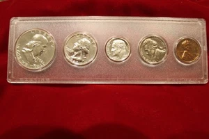 1962 US Mint Proof Coin Set In Whitman Plastic Holder 50c 25c 10c 5c 1c Complete - Picture 1 of 5
