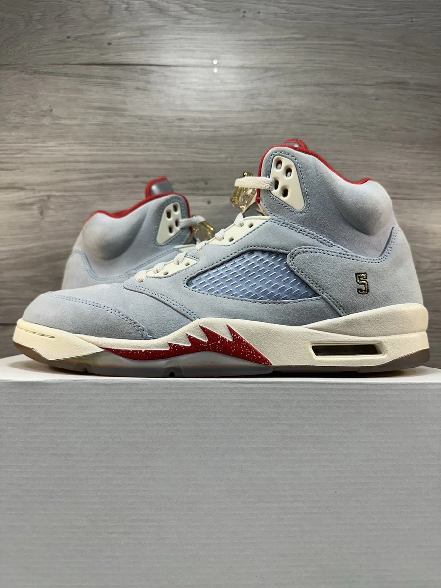 Trophy Room x Air Jordan 5 Retro Ice Blue | eBay