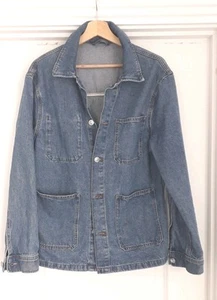 Mango Mens Stonewashed Chore Jacket Medium/40 Chest, EU 48 - Picture 1 of 14