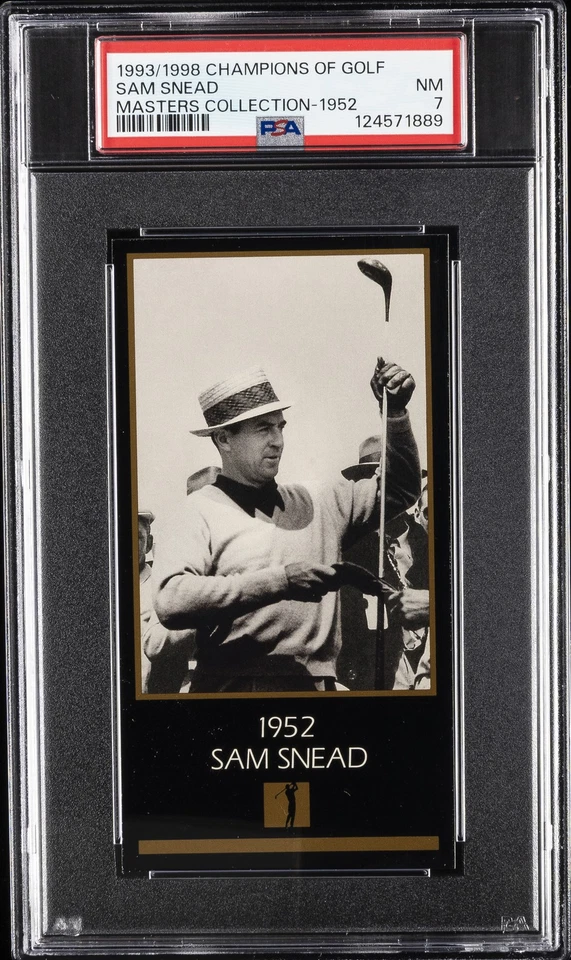 1993-98 CHAMPIONS OF GOLF MASTERS COLLECTION 1952 SAM SNEAD PSA 7 - Image 1 of 2