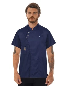 Men Chef Coat Long Sleeve Jacket Restaurant Kitchen Cooking Workwear Uniform - Picture 1 of 91