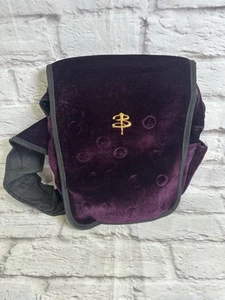 Vintage 2002 Official Buffy The Vampire Slayer Purple Velvet Cross Bag Some Wear - Picture 1 of 9