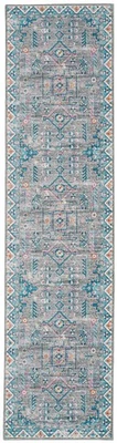 Linon Home Decor Products The Anywhere Washable Rug Shalonda Grey & Green 2' ... - Image 1 of 4