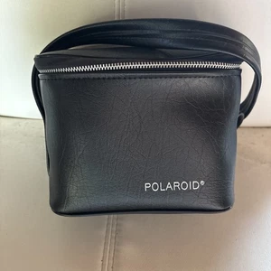 Vintage Original Polaroid SX-70 Black Vinyl Camera Bag Carrying Case Strap - Picture 1 of 4