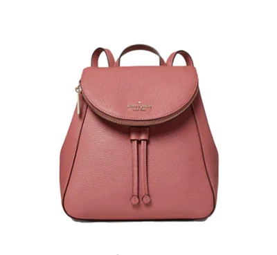 Mochila KATE SPADE New York Leila Grano Cuero Solapa Mediana - Granada Foto 1 de 4