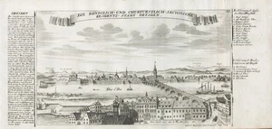 Dresde Sajonia vista general Bodenehr panorama grabado en cobre 1720 - Imagen 1 de 1