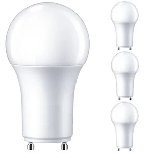 4Pack A19 LED Light Bulb, Energy Efficient 9W (60W), 800LM, 2700K, GU24 - Picture 1 of 8
