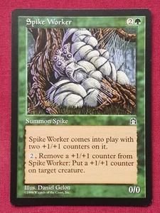 Magic The Gathering STRONGHOLD SPIKE WORKER green card MTG - Picture 1 of 2