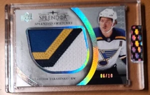 2017-18 UD Splendor Vladimir Tarasenko Splendid Swatches 06/10 Game Used - Picture 1 of 4
