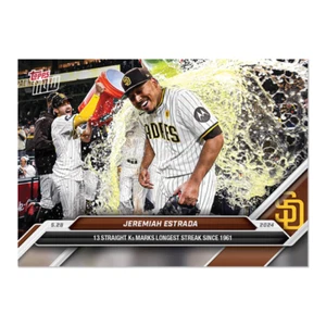 Jeremiah Estrada 2024 MLB TOPPS NOW Card 239 13 Straight Ks Presale PR: 895 - Picture 1 of 2