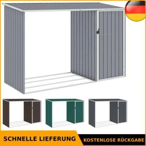Brennholzlager Verzinkter Stahl Kaminholz Unterstand Mehrere Auswahl vidaXL - Bild 1 von 53
